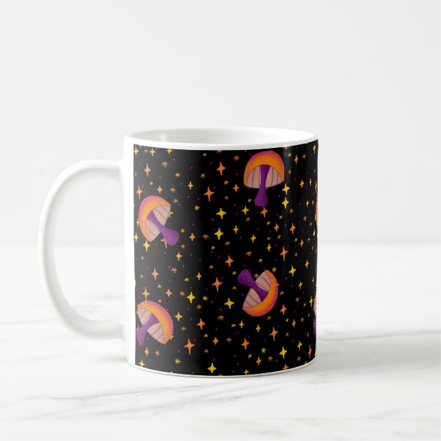 Caneca De Café Queda de cogumelos mágicos (Esquerda)
