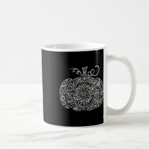 Caneca De Café Queda do Gráfico da Pumpkin Floral