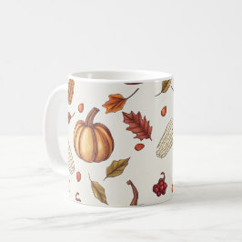 Caneca De Café Queda do outono Colheita de Ação de Graças