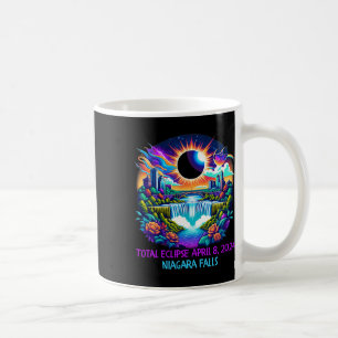 Caneca De Café Queda Nova York - Eclipse Solar Total de Ny abril 
