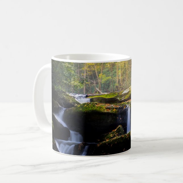 Caneca De Café Quedas | Parque Nacional de Montanha Excelente (Frente Esquerda)