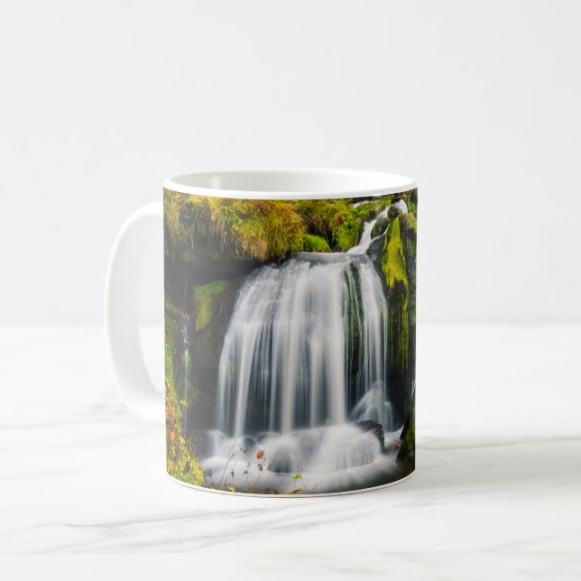 Caneca De Café Quedas | Triberg Waterfall, Alemanha (Frente Esquerda)