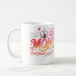 Caneca De Café Queen Mom Gradient Crown Tribute