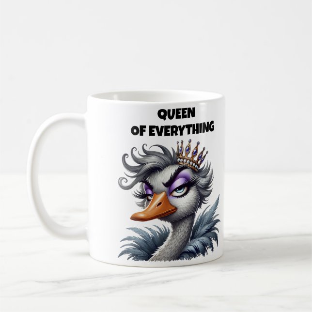 Caneca De Café Queen Of Everything Mom (Esquerda)