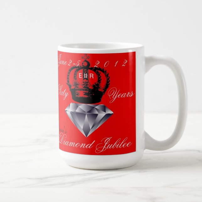 Caneca De Café Queens Diamond Jubilee Mug (Direita)
