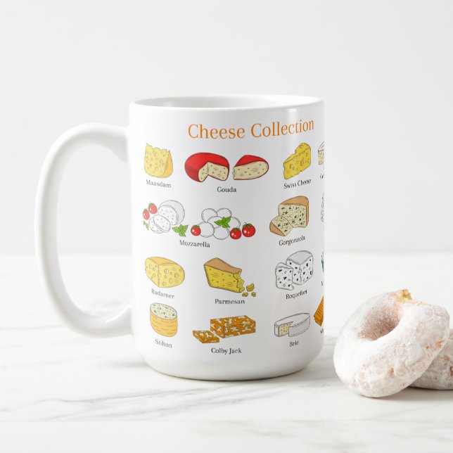 Caneca De Café Queijo, por favor! (Com Donut)