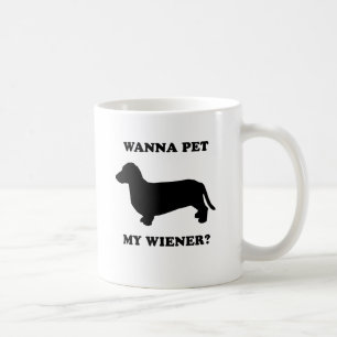 Caneca De Café Queira pet meu wiener