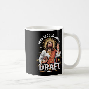Caneca De Café Quem Jesus Escolheria Fã de Futebol Fantasia Crist