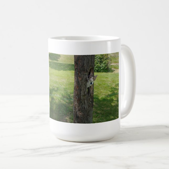 Caneca De Café Quem Pegou a Escada 00 (Frente Esquerda)