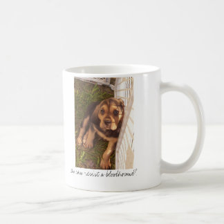 Caneca De Café Quem pode resistir um bloodhound?