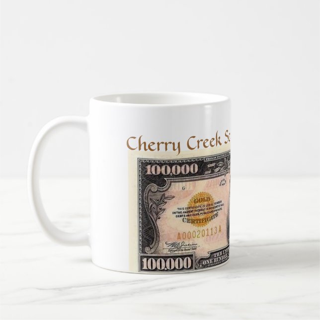 Caneca De Café quem quer ser uns $100.000 aire (Esquerda)
