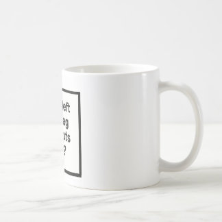 Caneca De Café Quem saiu do saco dos idiota aberto?