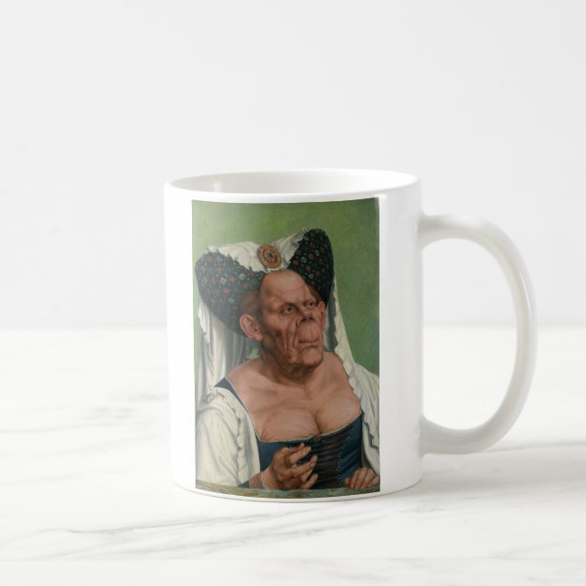 Caneca De Café Quentin Massys - uma mulher adulta grotesco, 1515 (Direita)