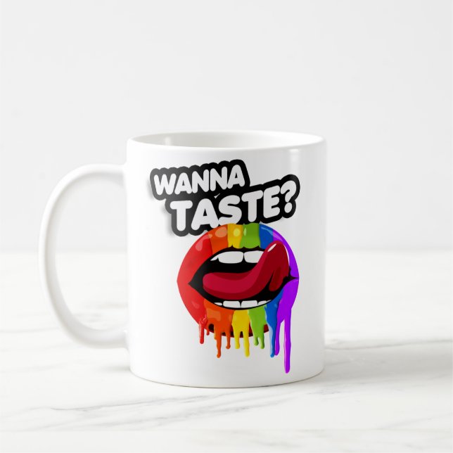 CANECA DE CAFÉ QUER PROVAR O ARCO-ÍRIS (Esquerda)