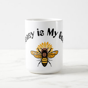 Caneca De Café Querida é minha Dourada