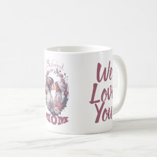 Caneca De Café Querida mãe, beijo de filha, melhor presente nunca