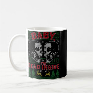 Caneca De Café Querida, sou Morto-Dentro Skull. Está frio fora do