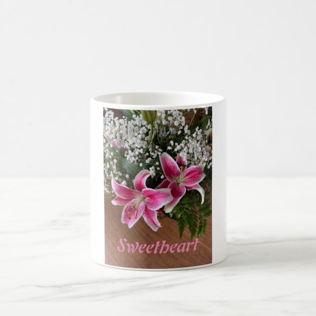 Caneca De Café Querida, Stargazer Lily (Centro)