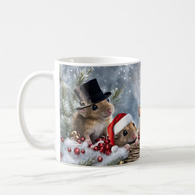 Caneca De Café Querido de Mice Natal Mug (Esquerda)