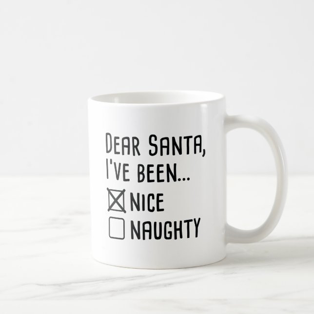 Caneca De Café Querido Papai Noel (Direita)