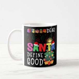 Caneca De Café Querido Papai Noel Defina Bom Natal