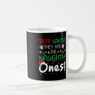 Caneca De Café Querido Papai Noel Eles são Travessos Natal Xmas H