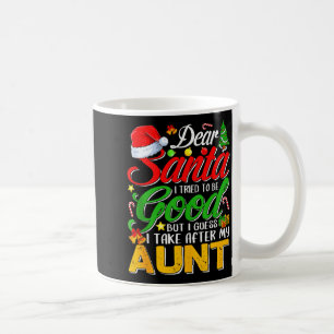 Caneca De Café Querido Papai Noel Eu Tentei Ser Bom Mas Eu Sigo M