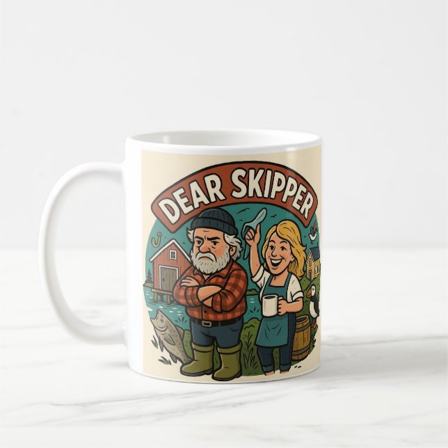 Caneca De Café Querido Skipper  (Esquerda)