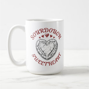 Caneca De Café Querido Sourdough – Presente Engraçado do Dia dos