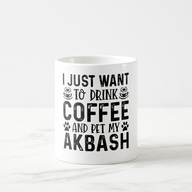 Caneca De Café Quero Pet My Akbash (Centro)