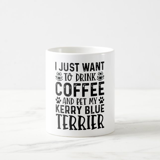 Caneca De Café Quero Pet My Kerry Blue Terrier (Centro)