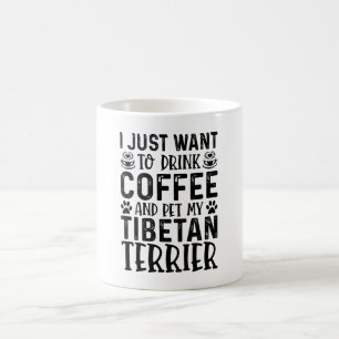 Caneca De Café Quero Pet My Tibetan Terrier