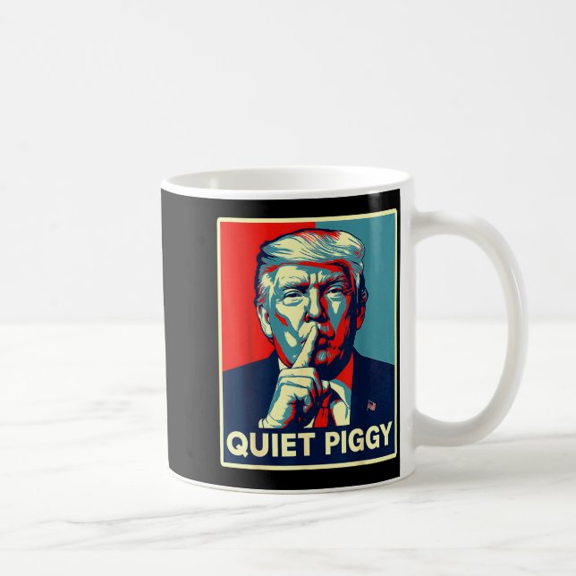 Caneca De Café Quiet Ggy Tees Funny Quiet Ggy  (Direita)