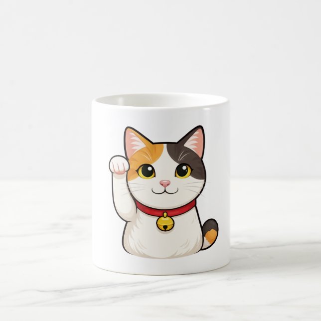 Caneca De Café Quiet Icons – Lucky Cat (Centro)