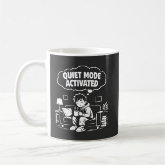 Caneca De Café Quiet Mode Activated