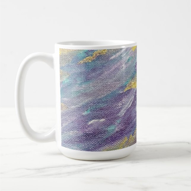 Caneca De Café Quiet Reign Modern Art (Esquerda)