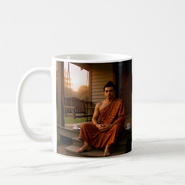 Caneca De Café Quiet Time With Buddha Mug (Esquerda)