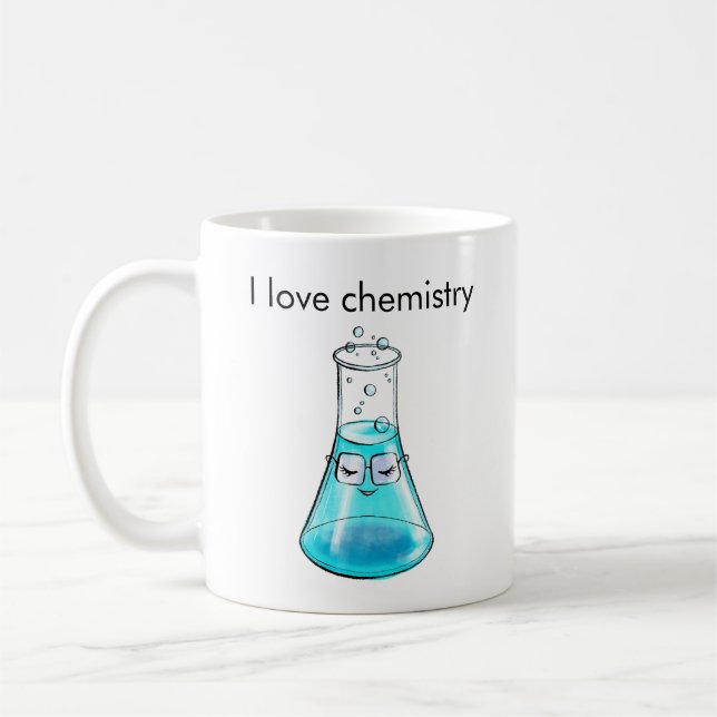 Caneca De Café Química Ama Bestial (Esquerda)