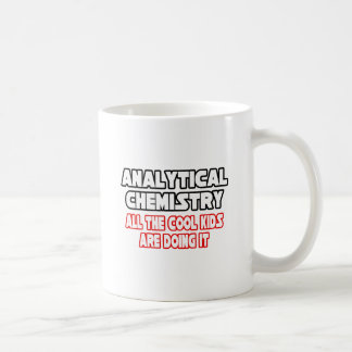 Caneca De Café Química Analítica... Crianças Legal.