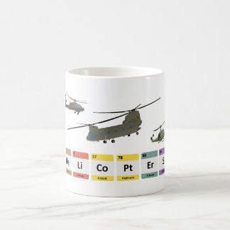 Caneca De Café Química de helicópteros militares