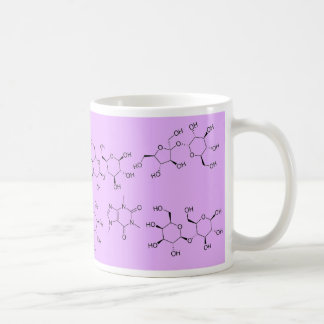 Caneca De Café química do chá e do café no roxo