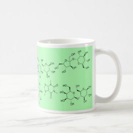 Caneca De Café química do chá e do café no verde