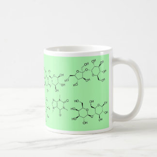 Caneca De Café química do chá e do café no verde