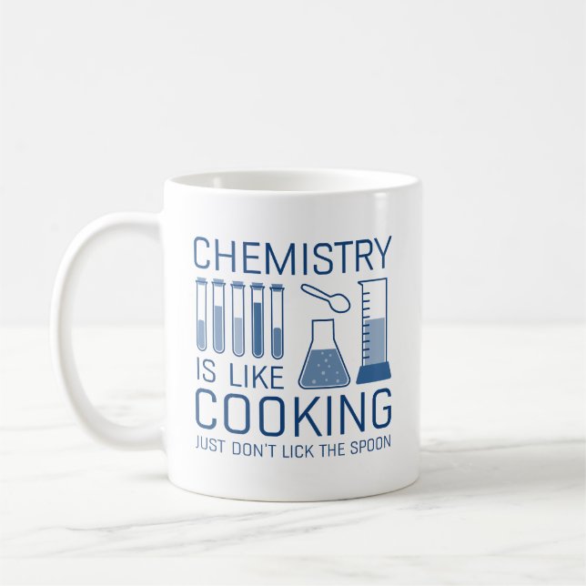 Caneca De Café Química é como Cozinhar (Esquerda)