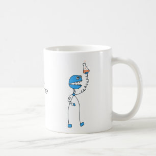 Caneca De Café Química engraçada do robô dos desenhos animados