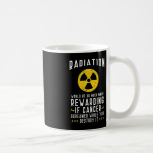 Caneca De Café Quimioterapia Cancer Sensibilização Mês Radiologis