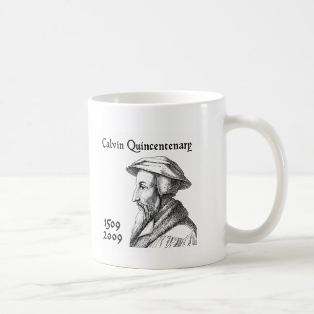 Caneca De Café Quingentenary de Calvin (Direita)