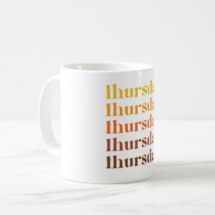 Caneca De Café Quinta-feira, Ação de Graças, Café Mug