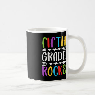 Caneca De Café Quinto Grau De Rochas Da 5 De Volta À Escola
