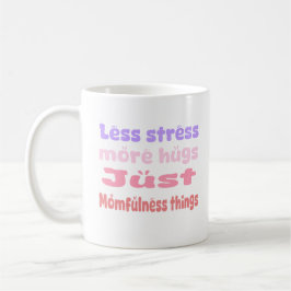Caneca De Café Quirky Hug Momfulness white